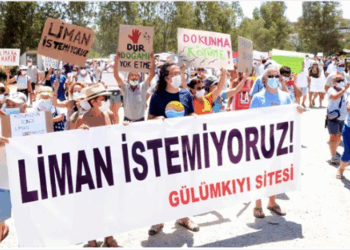 Güllük  yat limanı projesine çok sert tepki BU BİR YAT LİMANI DEĞİL ÇÖKME DAYATMA PROJESİDİR