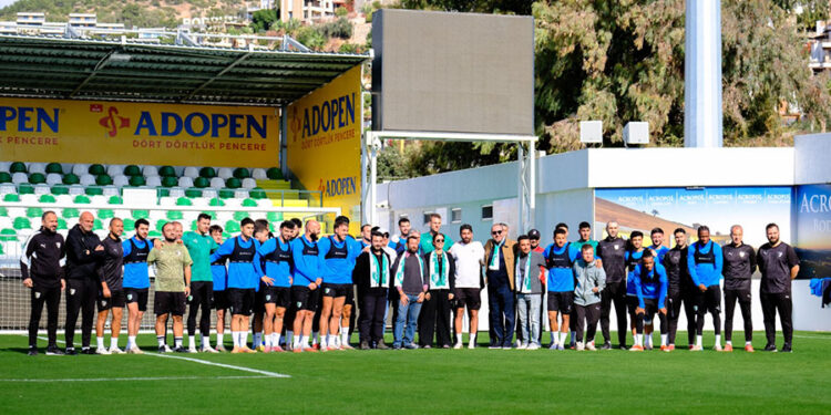 Bodrum FK’da, Çorum mesaisi sürüyor, yönetimden moral ziyareti