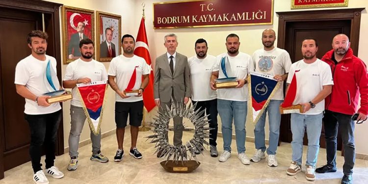 Bodrum Kaymakamı Ali Sırmalı, The Bodrum Cup şampiyonlarını ağırladı