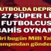 Futbolda deprem! 27 Süper Lig futbolcusu bahis oynamış..