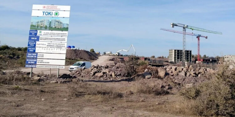 TOKİ Bodrum’da inşaata başladı Bodrumlular ayağa kalktı