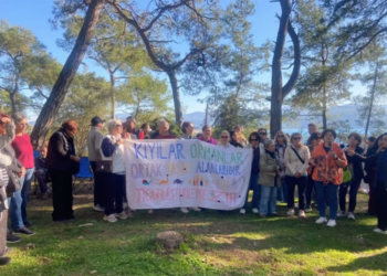 Akyaka Orman Kampı’nda “Doğa satılık değil” eylemi