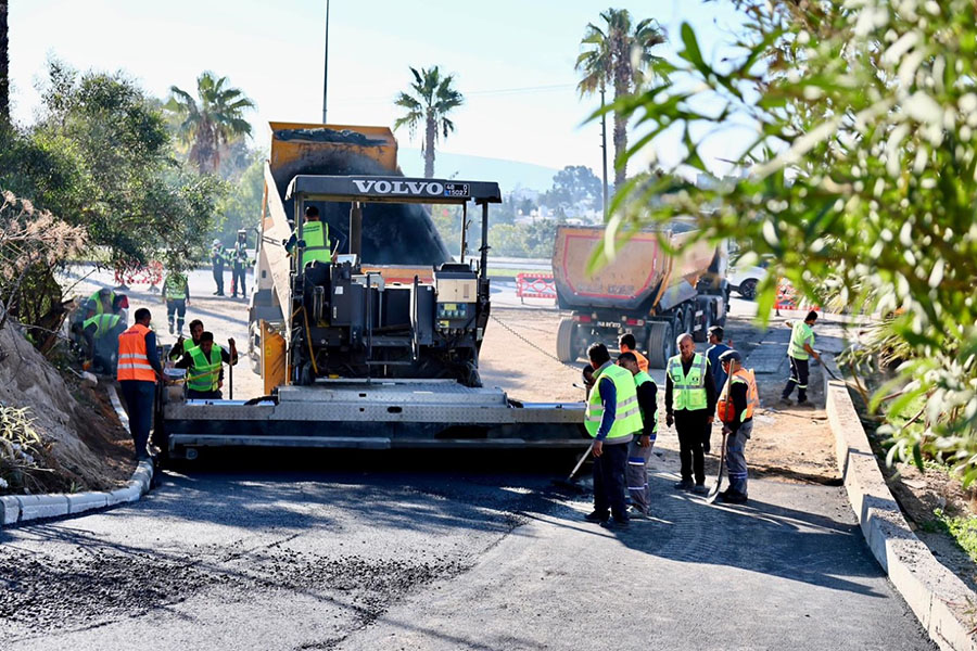 Bodrum Belediyesinden Üstyapı Çalışmaları