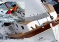 Bodrum Tırhandil Cup’ta faciaya ramak kaldı denize düşen yelkenci ölümden döndü