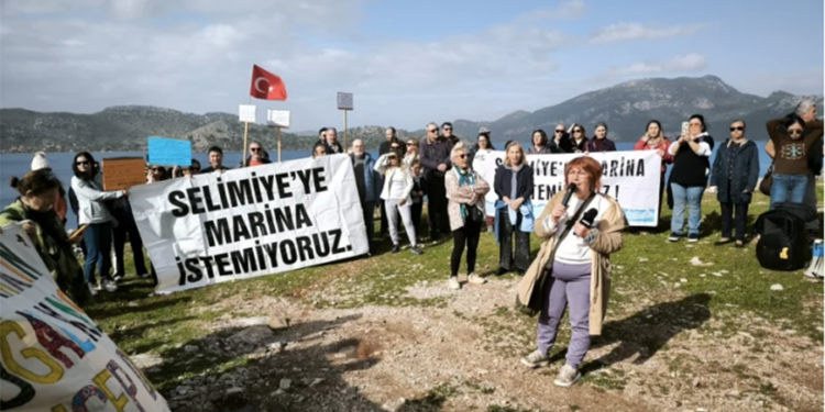 ÇED raporu alınan marina inşaatına sert tepki “Koyumuzda marina istemiyoruz”