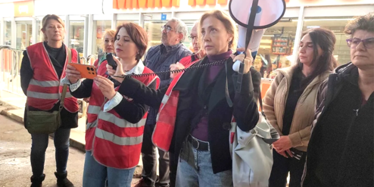 TİP’ den 7 bin depo işçisine Bodrum’dan destek eylemi