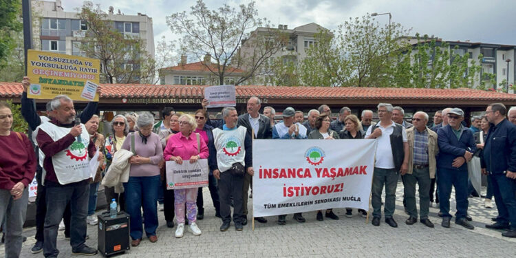 TÜM EMEKLİLER SENDİKASI MUĞLA BAŞKANI EROĞLU “ÜLKENİN EN AZ YÜZDE 60’I AÇLIK SINIRININ ALTINDA”