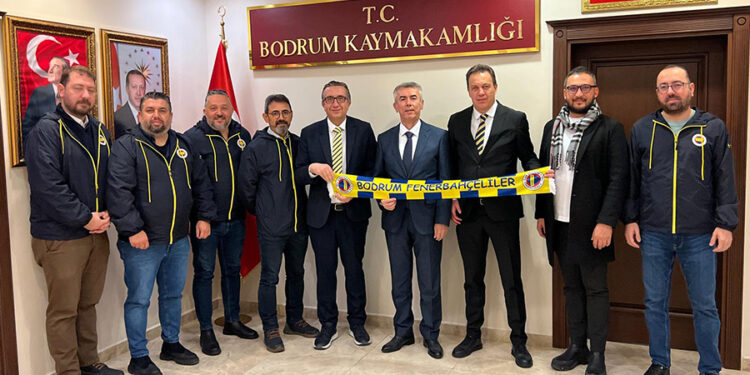 Bodrum Fenerbahçeliler Derneği’nden Kaymakama ziyaret