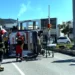 Bodrum’da ambulans kaza yaptı devrildi, hastayı itfaiye ekipleri güçlükle çıkardı