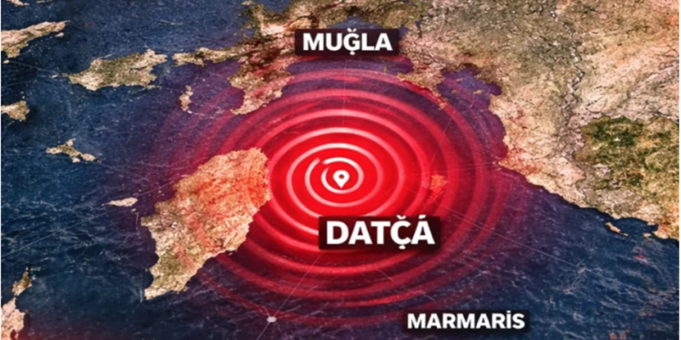 Datça’da 3.7 Büyüklüğünde Deprem
