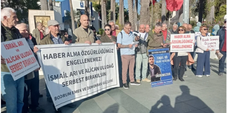Bodrum Emek ve Demokrasi Güçleri’nden. gazetecilere özgürlük açıklaması
