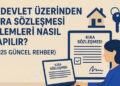 E-Devlet üzerinden tek tıkla yapın