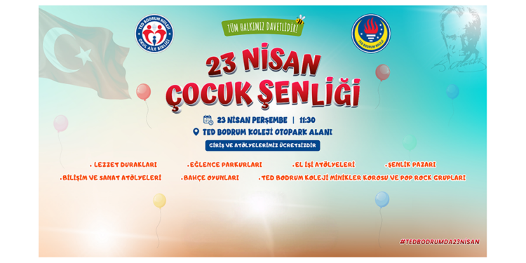 23 Nisan Coşkusu TED Bodrum Koleji’nde Yaşanacak