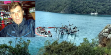 Ölü denizde fırtına tekne batırdı bir kişi öldü