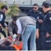 5 saat süren mücadelede şahıs hastaneye kaldırıldı