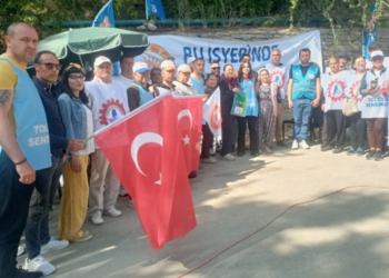 BODRUM’DA GREVE GİDEN SEA GARDEN OTEL İŞÇİLERİNE DESTEK YAĞIYOR