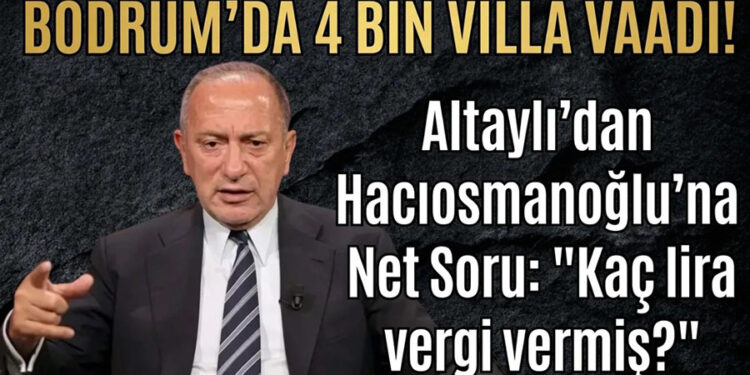 Bodrum’da 4 bin villa vaadi!