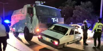 Bodrum’da TOMA ile otomobil çarpıştı: 5 yaralı