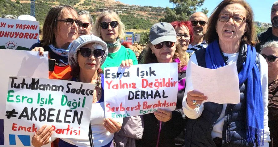 15 GÜNDÜR TUTUKLU…BODRUMLULARDAN ESRA IŞIK’A DESTEK