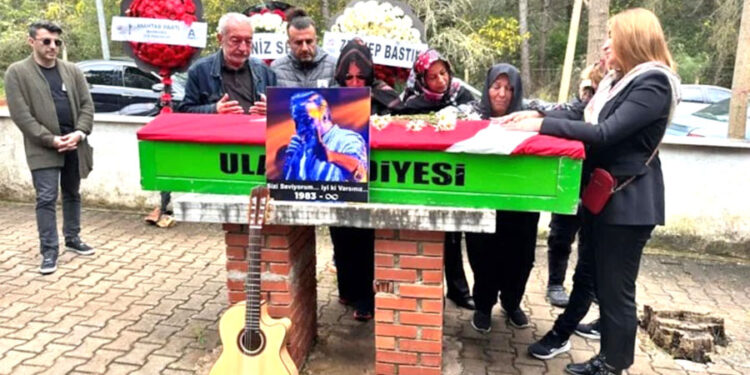 Muğla’da şarkıcı Rıza Tamer Şişman son yolculuğuna uğurlandı