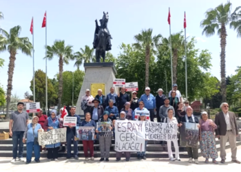Milas’ta Esra’ya Özgürlük adalet nöbeti başlatıldı