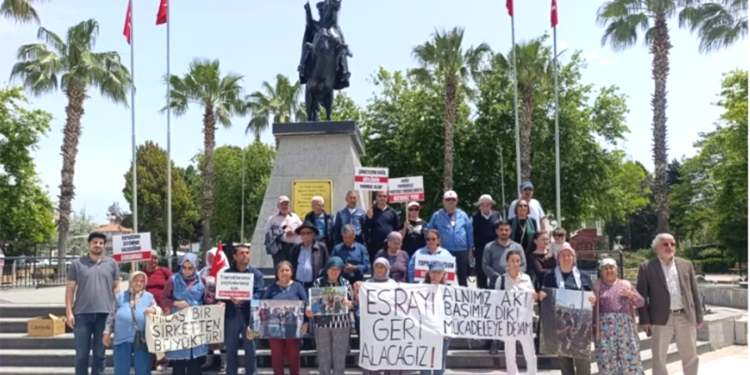 Milas’ta Esra’ya Özgürlük adalet nöbeti başlatıldı