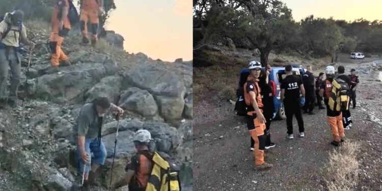 Mahsur kalan 2 kişi 3 saatlik çalışmayla kurtarıldı