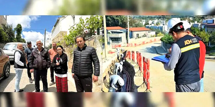 Yüksek voltaj olayının ardından AYDEM ekiplerinden Müdahale