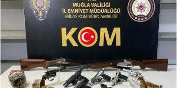 Milas’ta Silah Operasyonu: 3 Şüpheli Tutuklandı