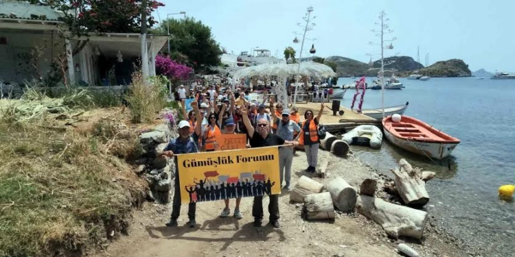 Bodrum’da “Kıyılar Halkındır” eylemleri Gümüşlük’ten başlıyor