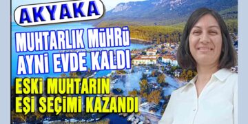 Akyaka’da Mühür Aynı Evde Kaldı: Eski Muhtarın Eşi Seçimi Kazandı