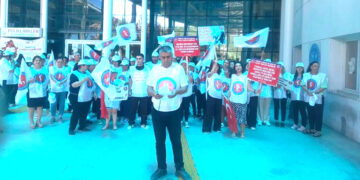 Muğla’da Sağlık İşçilerinden Hastane Önünde Eylem