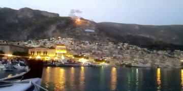 Bodrum’a komşu adada düzenlenen düğünde dinamit patladı, sesi Bodrum’dan duyuldu, bir kişi öldü