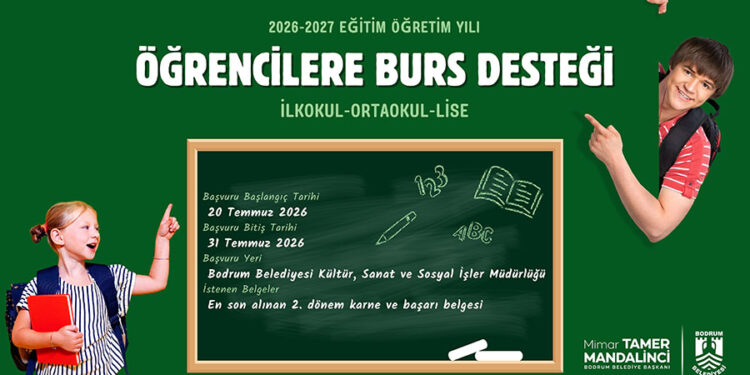 Bodrum Belediyesinden Öğrencilere Burs Desteği