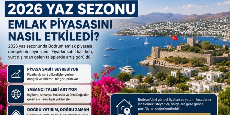 Bodrum’da 2026 Yaz Sezonu Emlak Piyasasını Nasıl Etkiledi?