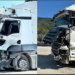 TIR’ların çarpıştığı kazada 2 yaralı