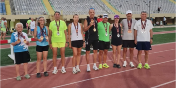 Türkiye Masterlar Atletizm Şampiyonası’nın ilk gününde Bodrumlu atletlerden madalya yağmuru