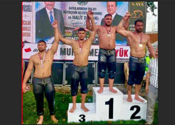 Muğlalı Pehlivanlar Samsun’da Kürsüyü Kapattı!