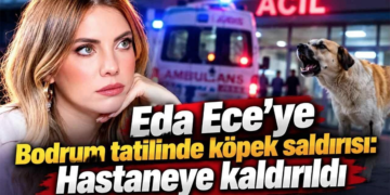 Bodrum’da Motor Sürerken Köpek Saldırısına Uğrayan Eda Ece Hastaneye Kaldırıldı