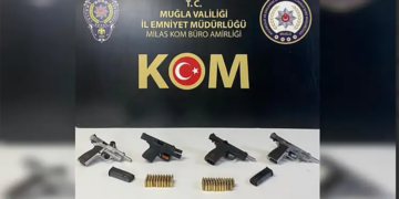 Muğla merkezli operasyonda cephanelik ele geçirildi