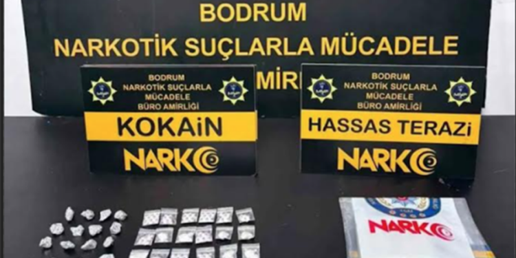 Bodrum’da kokain operasyonu: 2 gözaltı