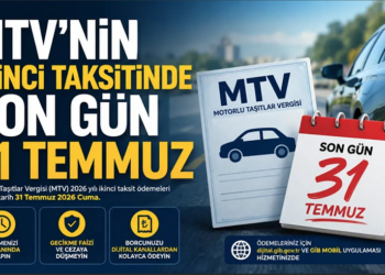 MTV ve Gelir Vergisi 2. Taksit Ödemelerinde Bugün Son Gün
