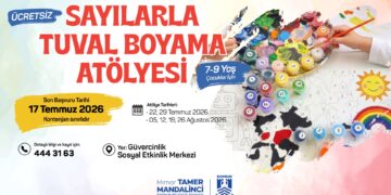 Belediyeden Sayılarla Tuval Boyama Atölyesi