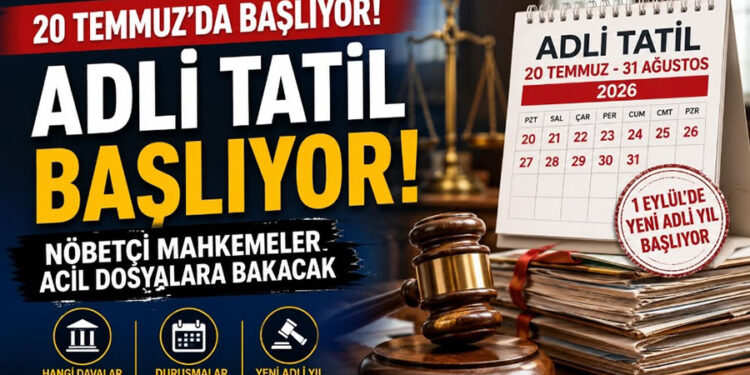 Adli Tatil Bugün Başladı: Mahkemeler Tamamen Kapanıyor mu, Hangi Davalar Görülecek?