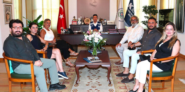 Bodrum Kent Konseyi’nden Muğla Büyükşehir Belediye Başkanı Ahmet Aras’a Nezaket Ziyareti