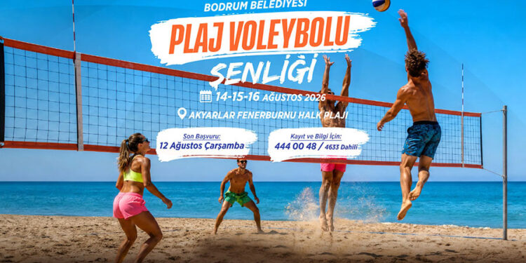 Belediyeden Plaj Voleybolu Şenliği