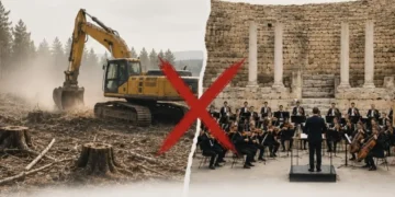 Bodrum Kadın Dayanışma’dan Limak orkestrası konserine tepki “Vitrinde filarmoni sahada dozer”