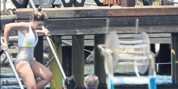 Pelin Karahan’ın Bodrum tatili devam ediyor