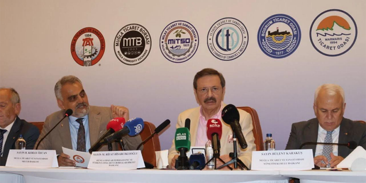 TOBB Başkanı Hisarcıklıoğlu Muğla’da İş Dünyasıyla Buluştu