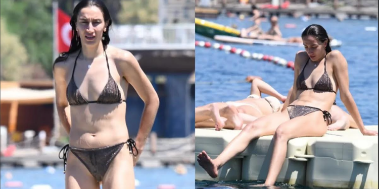 Filelerin Sultanı Bodrum Sahillerinde: Hande Baladın Tatil Sezonunu Açtı